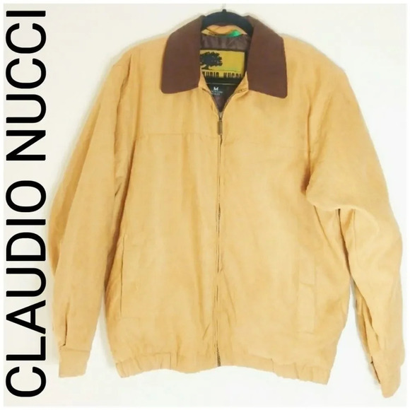 CLAUDIO NUCCI MEN'S JACKET - TAN/BROWN
